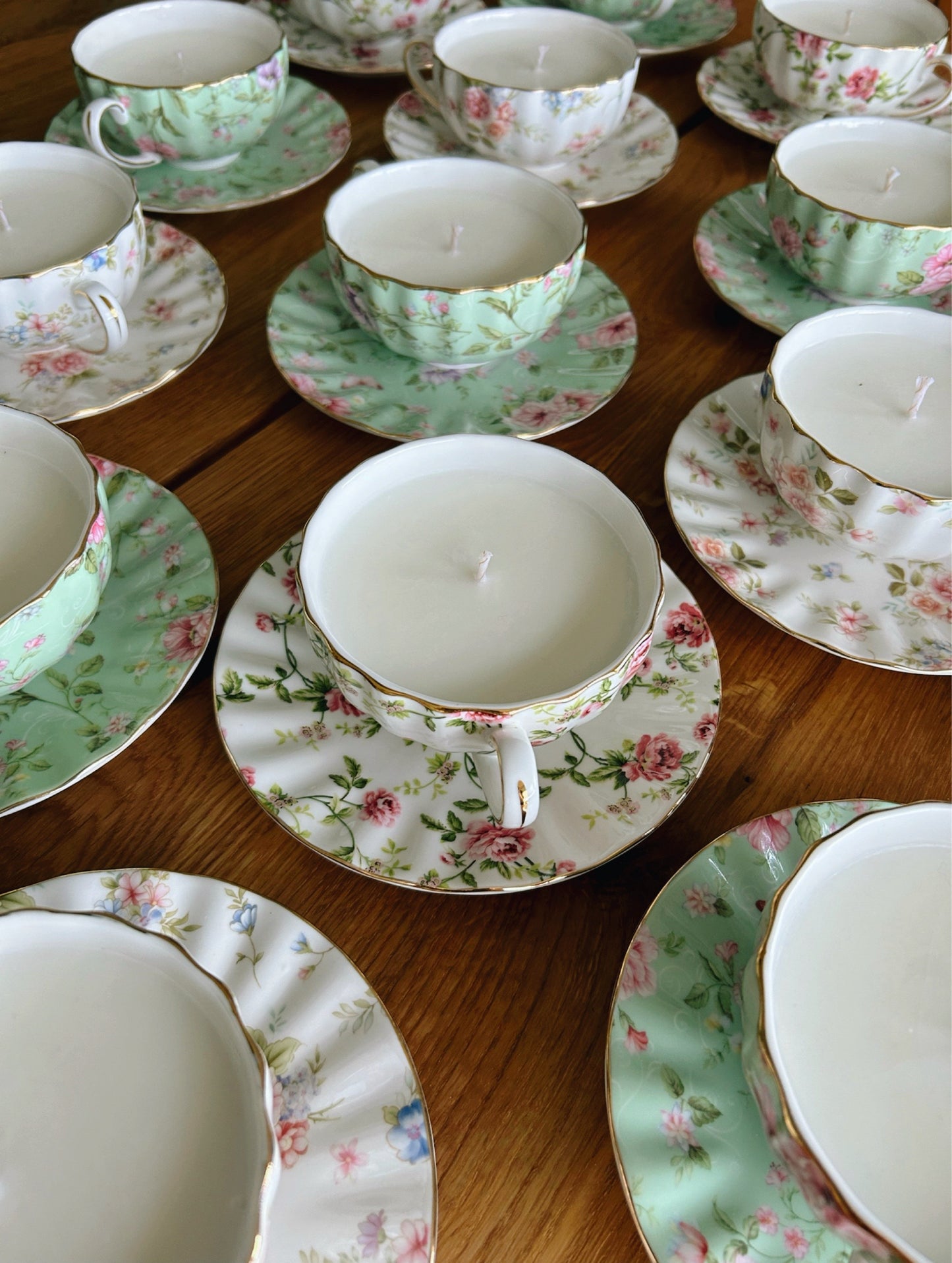 Pumpkin Porcelain Soywax Teacup Candles